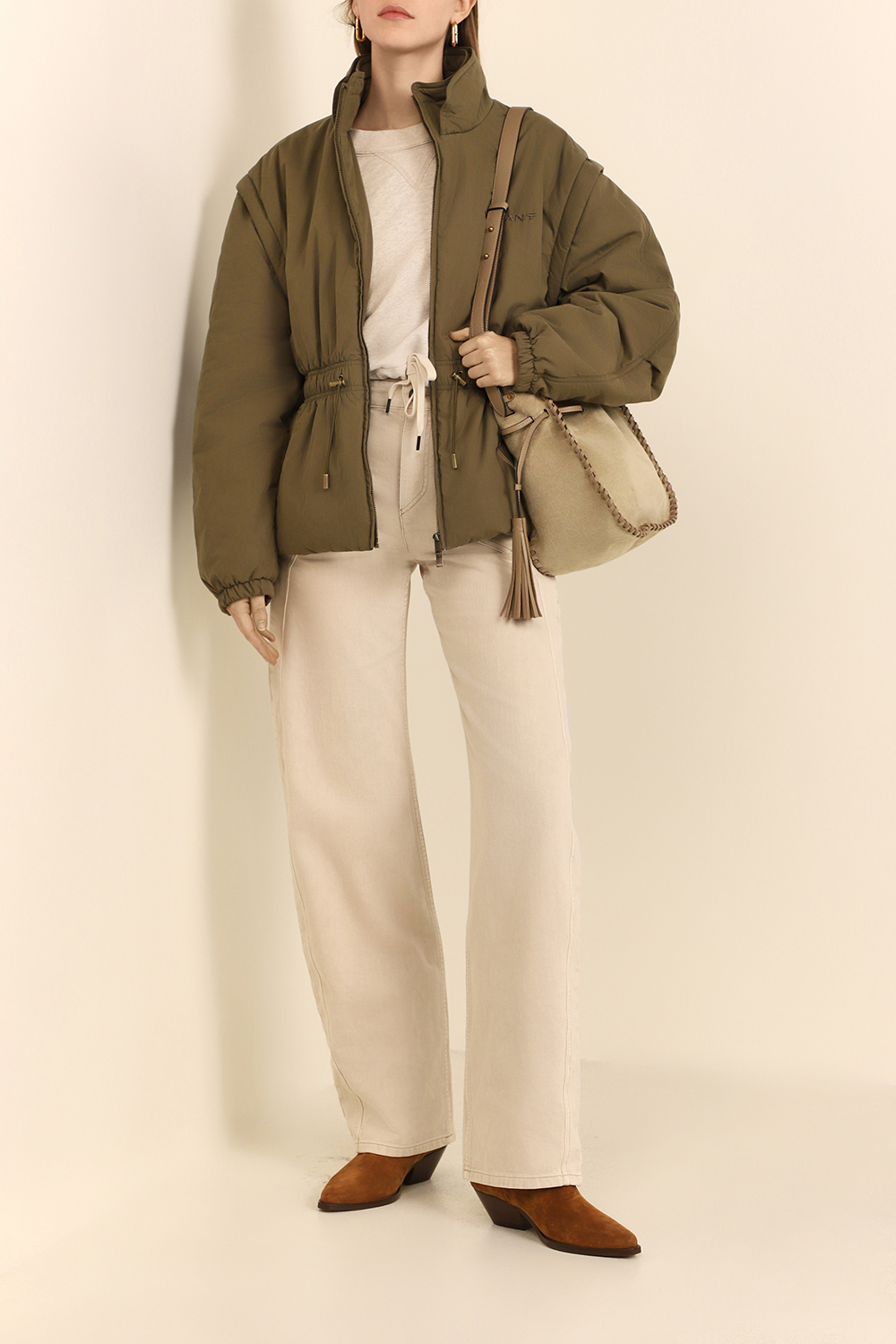 מעיל עם שרוולים נשלפים ISABEL MARANT